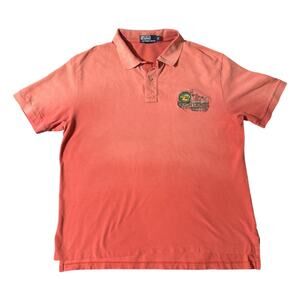 Polo Ralph Lauren Men's 2XLT Mauve/ Salmon Short Sleeve Polo Shirt